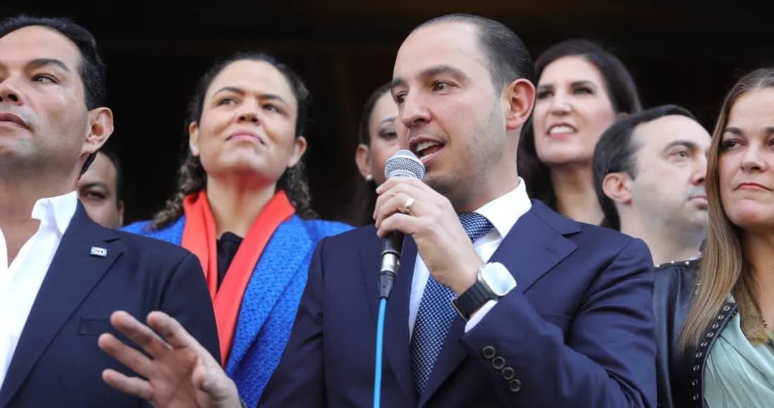 VIDEO: “Rateros, amigos de García Luna”, gritan a Marko Cortés, Creel y más panistas