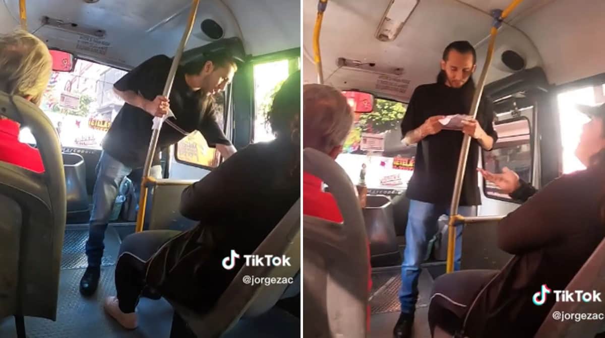 Video: Asaltante olvida diálogo y se pone nervioso durante atraco a camión: "Es mi primer día"