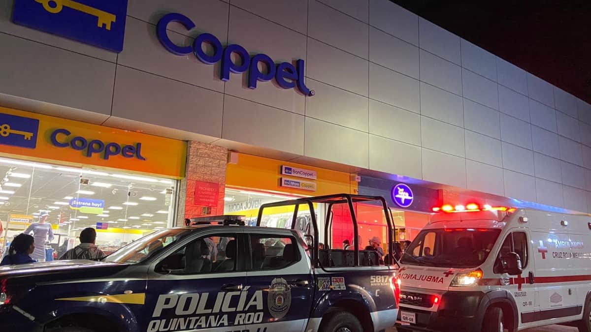 Asaltan Coppel e intentan secuestrar a una niña en la Multiplaza Arco Norte de Cancún