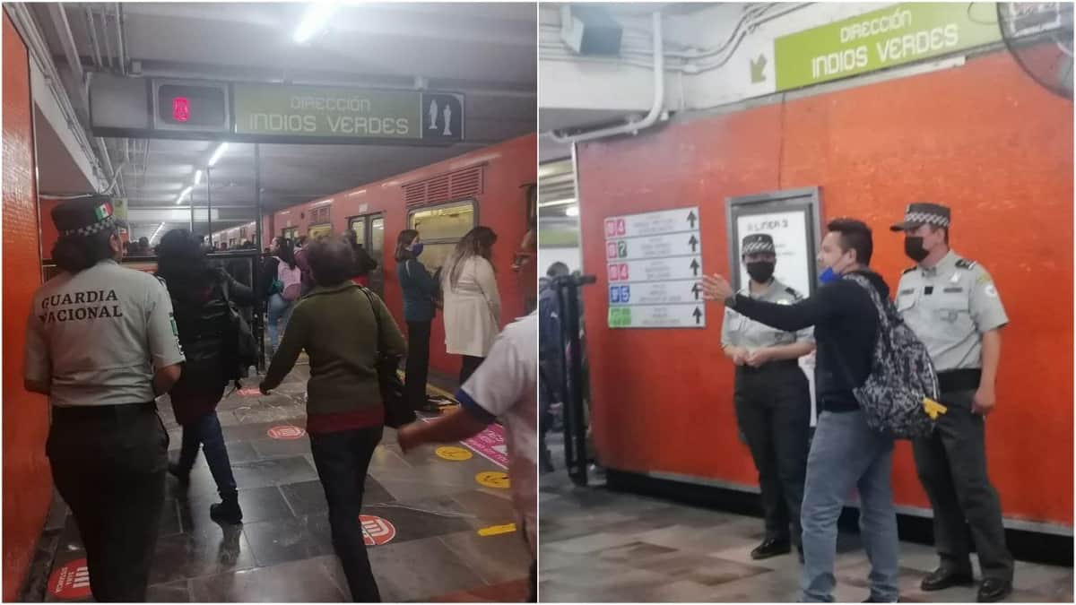 Video: Estudiantes se manifiestan en los torniquetes del Metro Universidad por un transporte público seguro