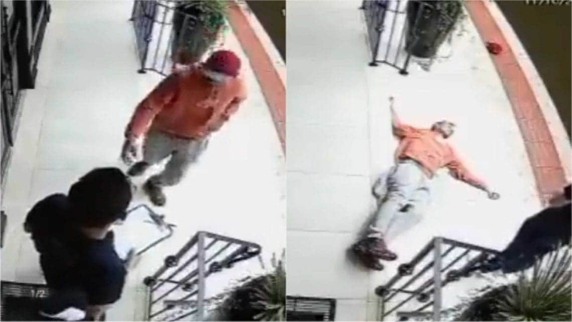 Video: Hombre mata a asaltante con puñetazo