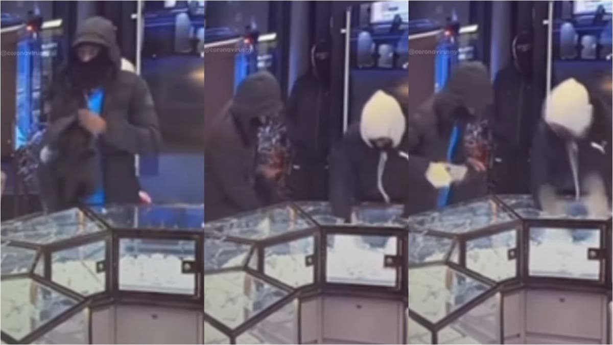 Como relámpagos; ladrones roban $2 millones de dólares en joyería en segundos