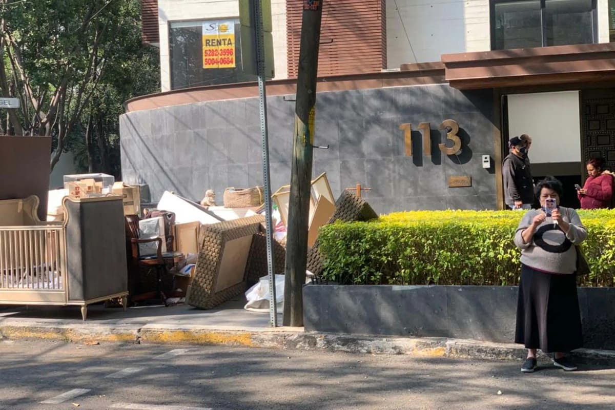 VIDEO: Desalojan edificio vinculado a Simón Levy en Polanco