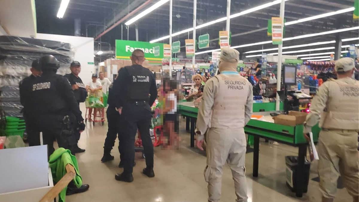 Detienen a presunta familia de ladrones, en Villas del Sol