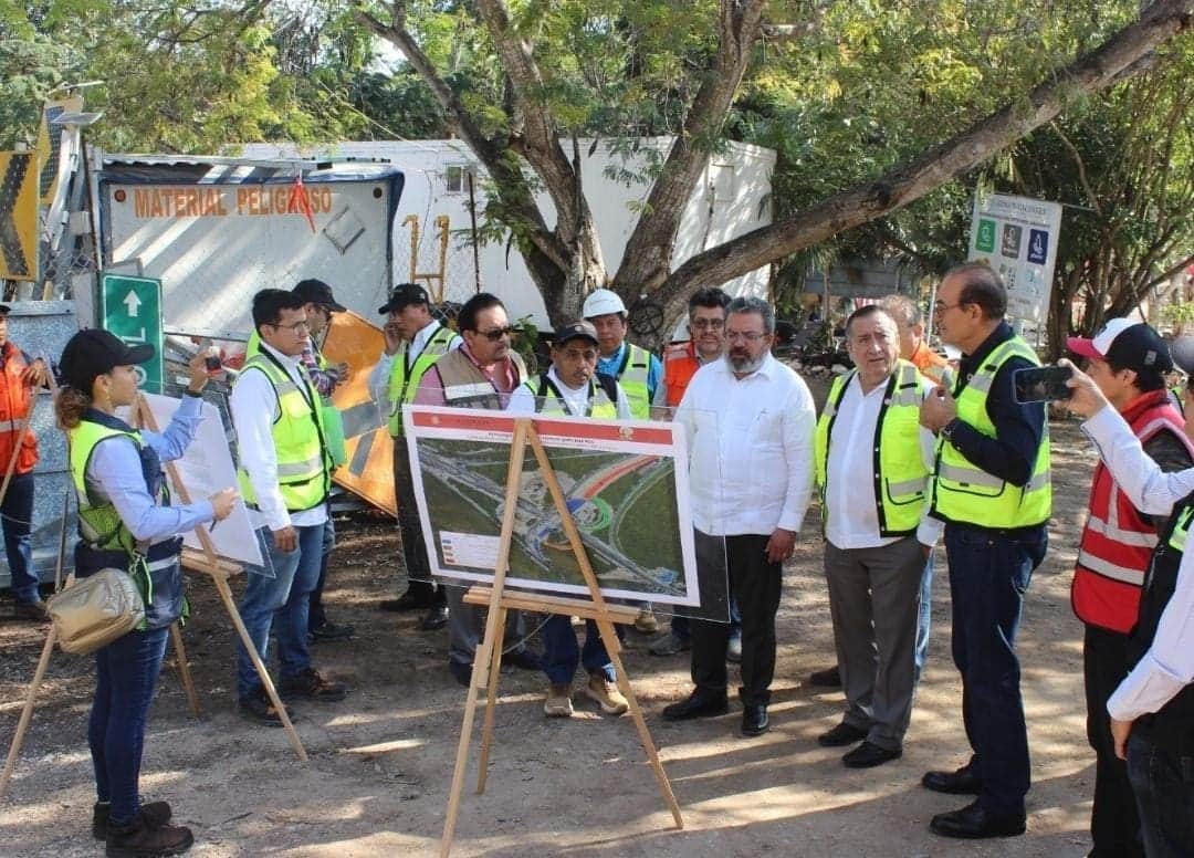 Supervisa SICT proyectos que se construyen en Cancún como bulevar Colosio y Puente Nichupté