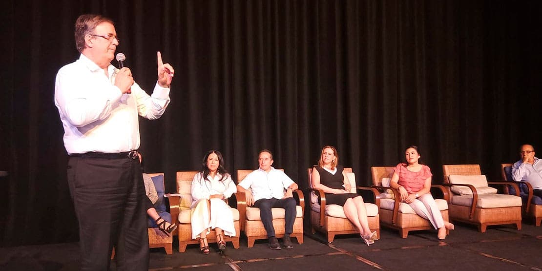 Marcelo Ebrard sostendrá encuentro con autoridades de Quintana Roo