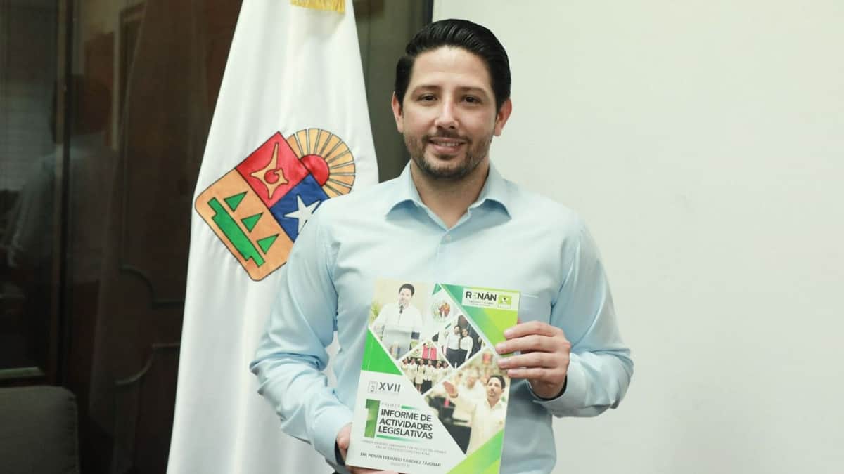 Presenta el diputado Renán Sánchez Tajonar su primer informe de actividades legislativas