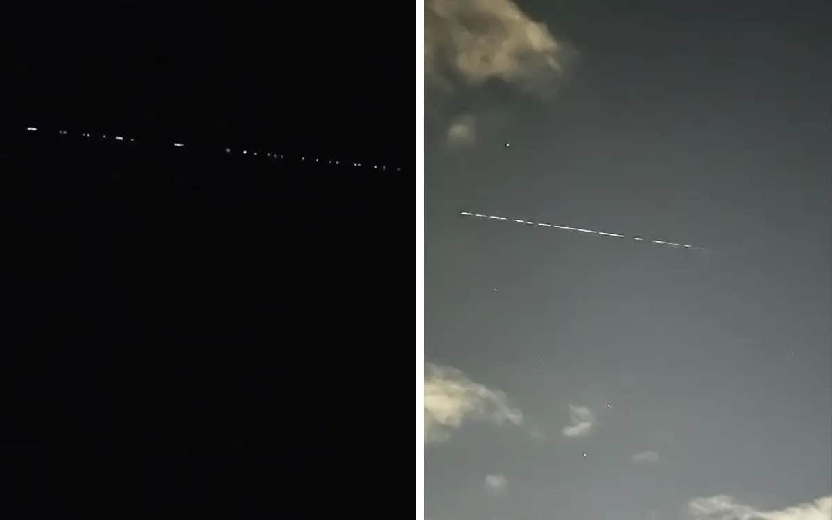 VIDEO: No son OVNIS, es la nueva misión de SpaceX