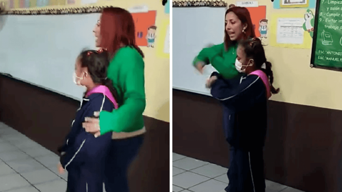 VIDEO: Maestra enseña lenguaje de señas a sus alumnos para que se comuniquen con una compañera