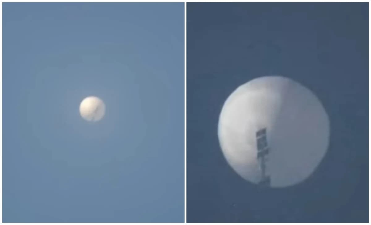 VIDEO: EU derriba globo espía de China en operativo de seguridad