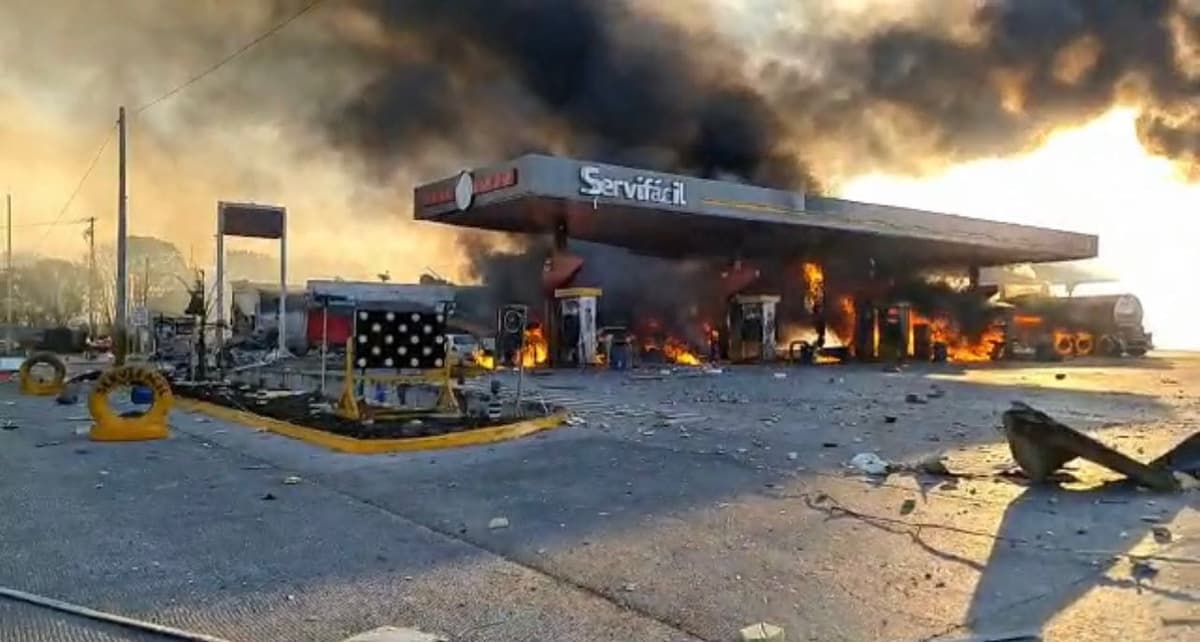 Dos muertos y cuatro heridos dejo la explosión en gasolinera de Tula, Hidalgo