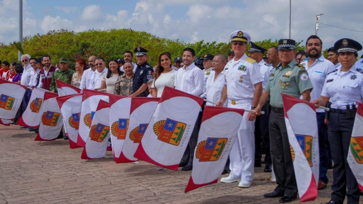 Mara Lezama da banderazo al Plan de Seguridad Vacacional de Semana Santa
