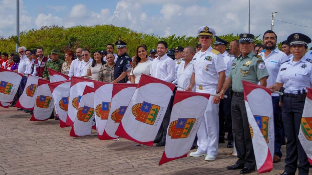 Mara Lezama da banderazo al Plan de Seguridad Vacacional de Semana Santa