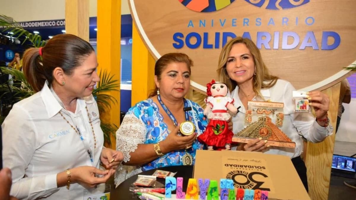 Lili Campos intensifica reuniones productivas en feria turística