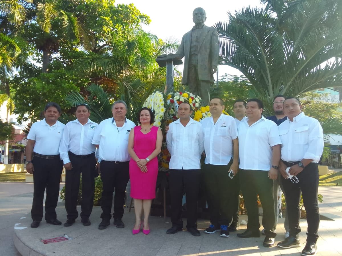 Masones de Cozumel recuerdan a Benito Juárez y hablan de sus ritos de iniciación