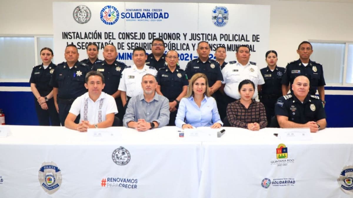 Solidaridad avanza en renovación y dignificación de la policía municipal