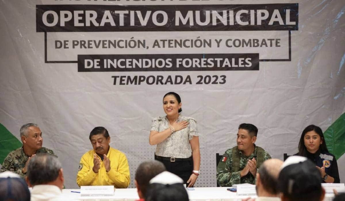 Instala Blanca Merari el comité operativo de prevención, atención y combate de incendios forestales
