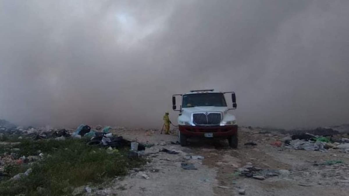 Atienden autoridades el incendio de Mahahual tras llamado de auxilio; no hay lesionados