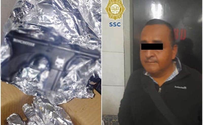 Vendía pistolas por WhatsApp y las repartía en el Metro; SSC-CDMX lo detiene