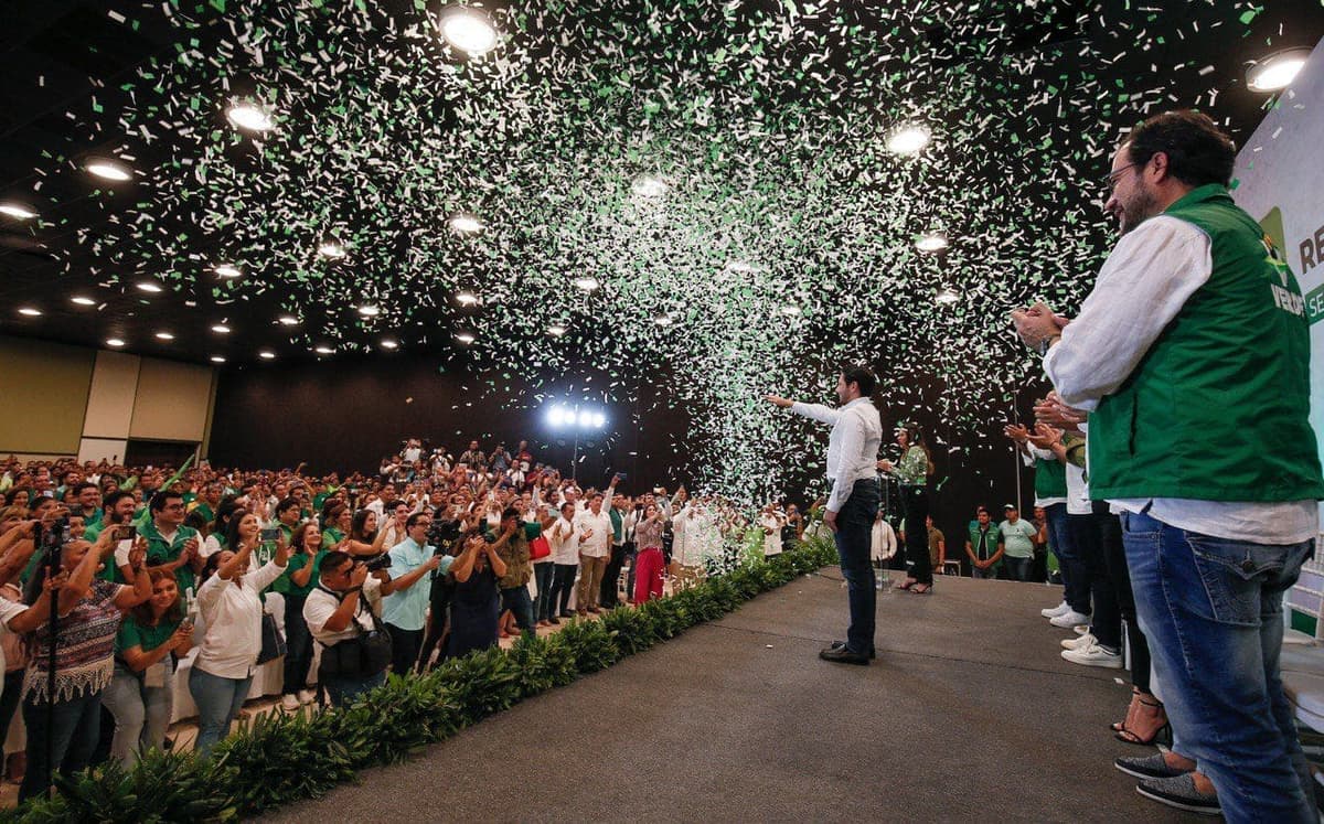 Convoca a la Unidad Renán Sánchez Tajonar al rendir protesta como dirigente del Partido Verde en Quintana Roo