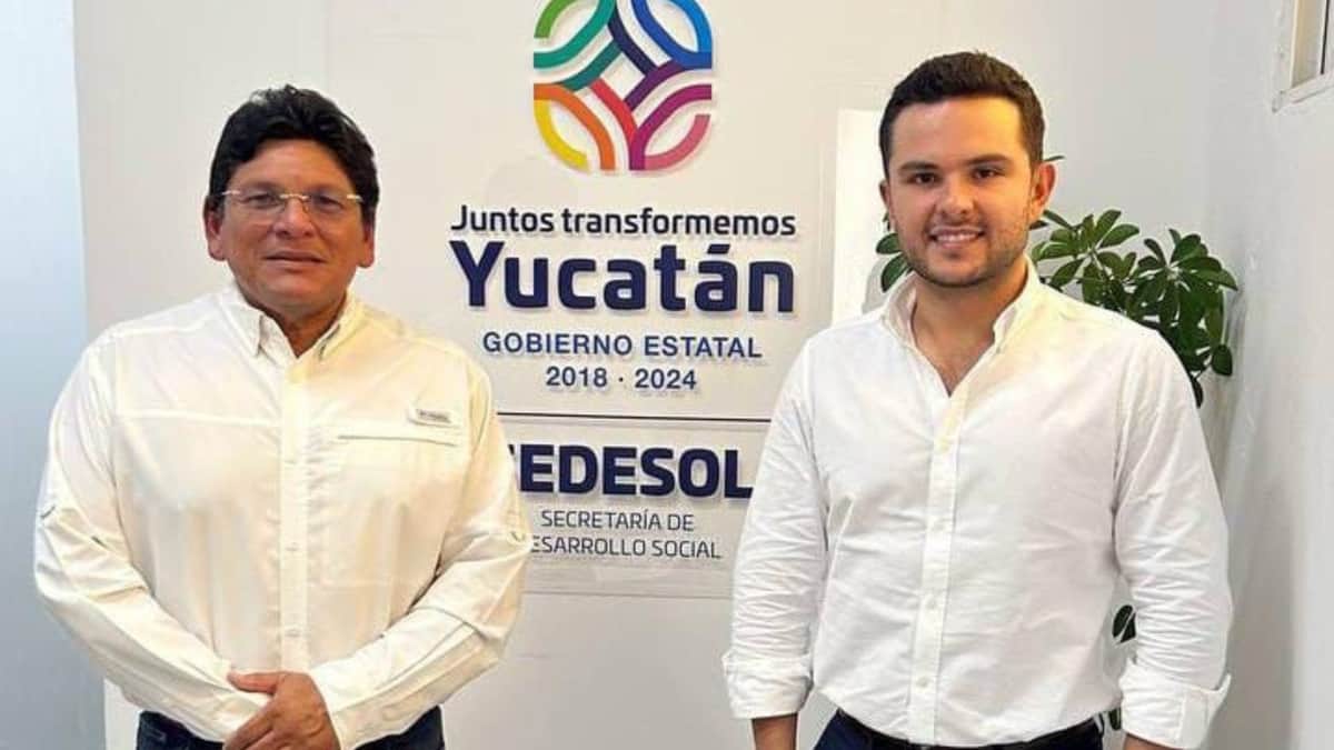 Se reúne Pablo Bustamante con el secretario de Desarrollo Social de Yucatán