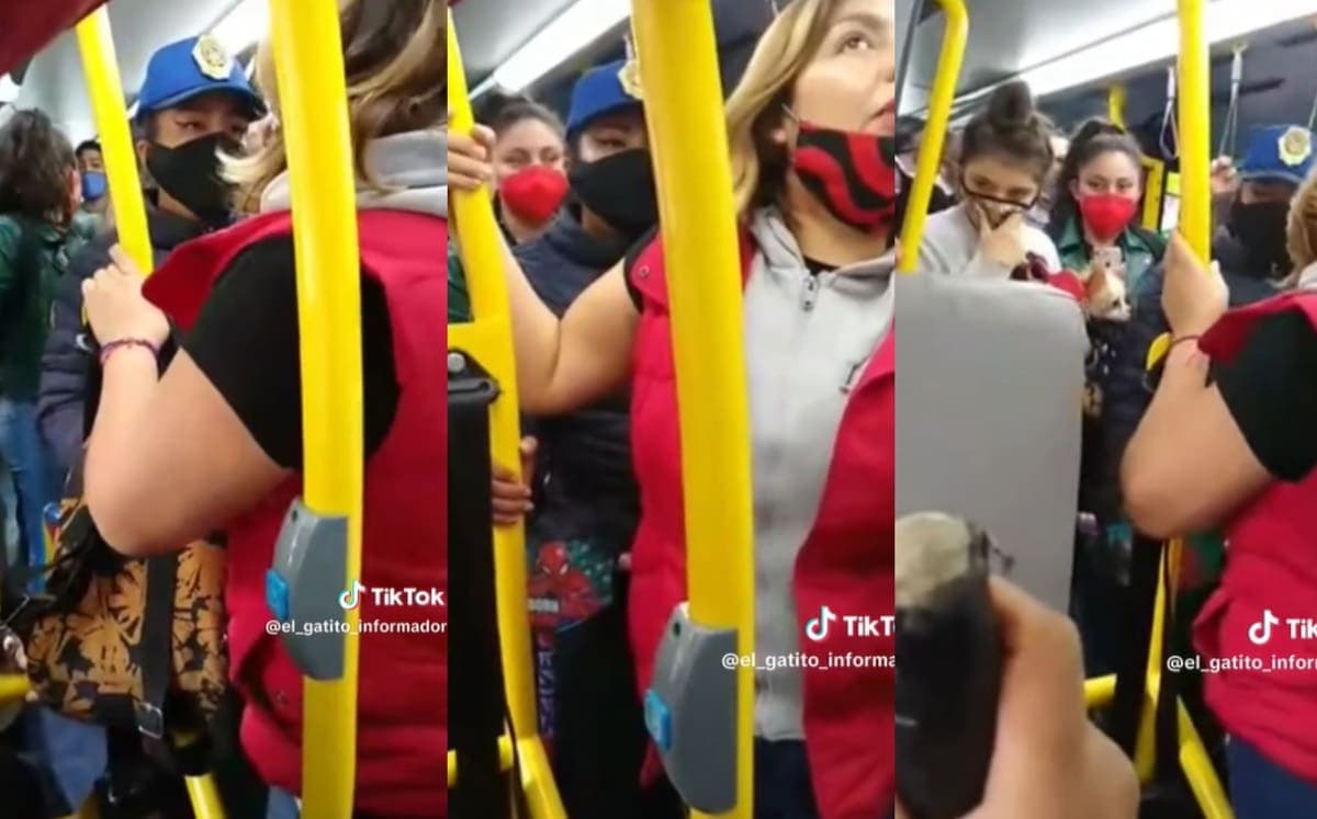 VIDEO: Por traer un perrito, pasajeros y mujer pelean en el Metrobús