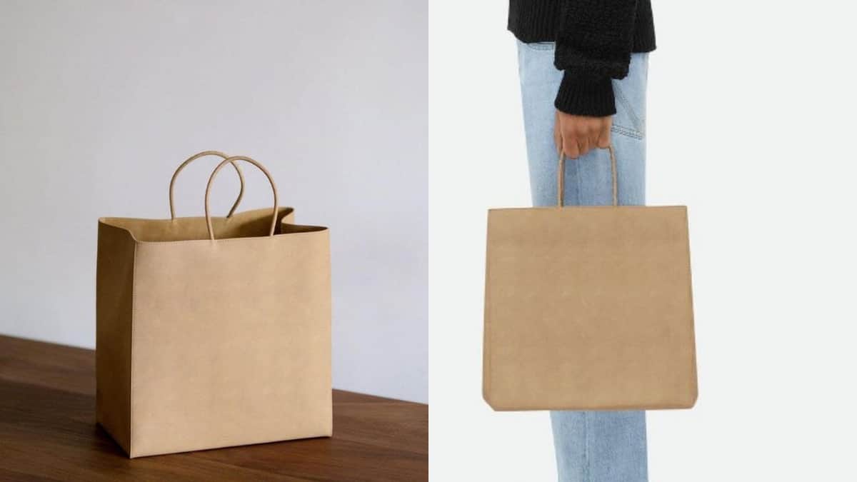 Bottega Veneta tiene a la venta una bolsa 'de papel' en más de 50 mil pesos