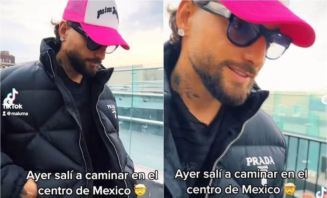 Video: De "incógnito"; Maluma recorre el centro de Cdmx y pasa desapercibido