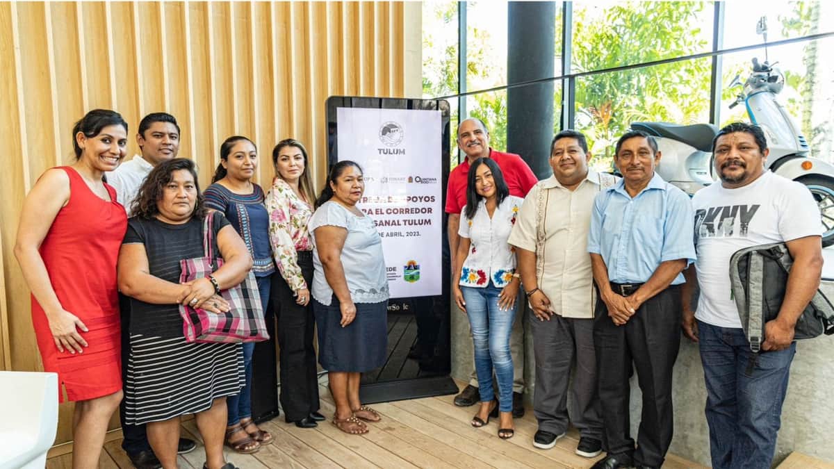 Tulum: Artesanos reciben apoyo para la creación del primer Corredor Artesanal