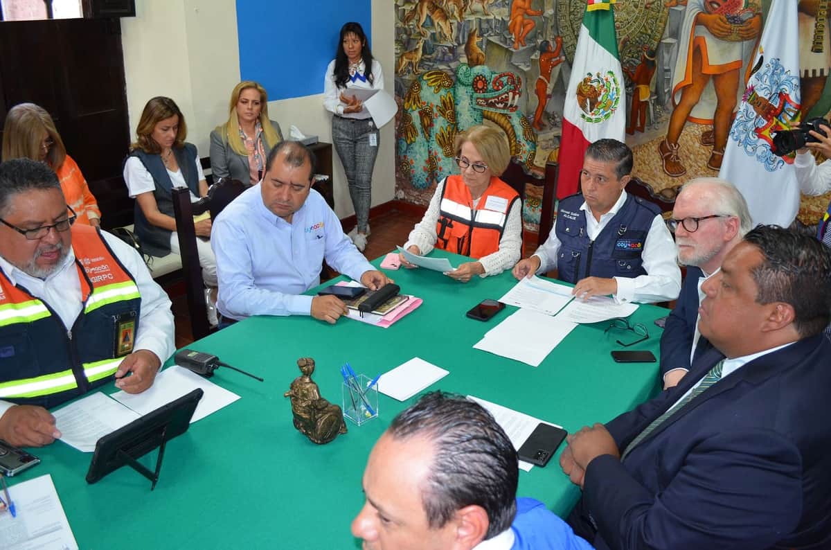 Se realiza con éxito simulacro 2023 en Coyoacán