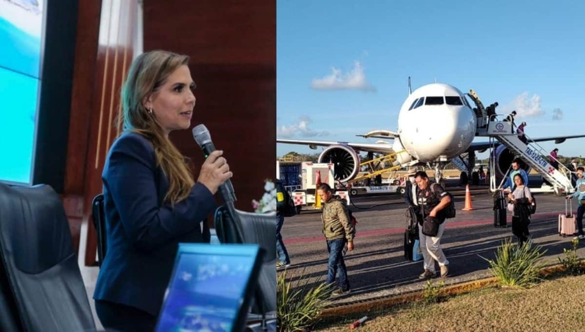 Mayor conectividad aérea de Cancún y Q. Roo gracias a gestiones de Mara Lezama