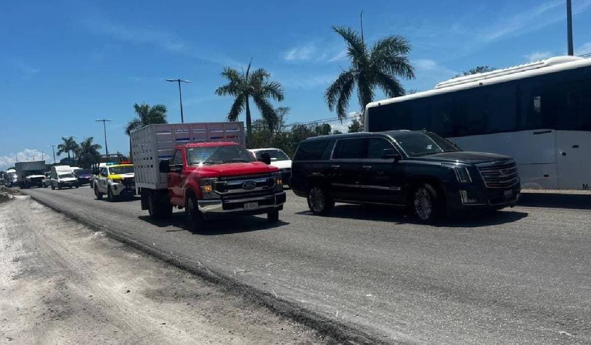 Anuncian nuevos ajustes viales temporales en el bulevar Colosio de Cancún