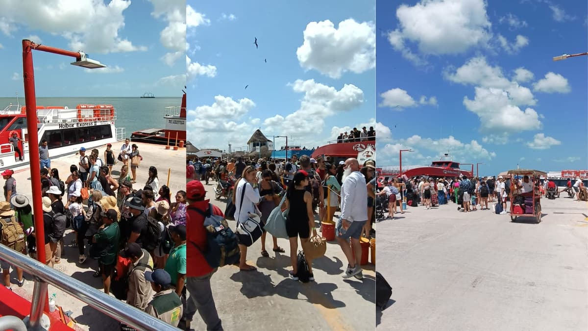 Saturan turistas a Holbox; regresan apagones y baja presión de agua