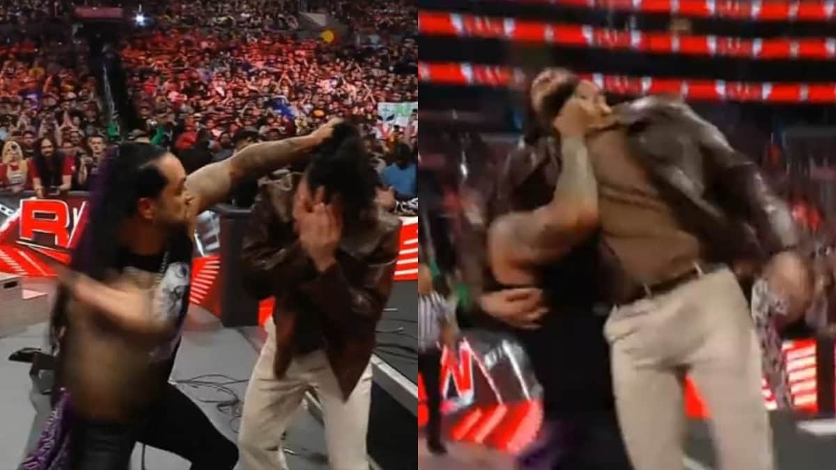 Video: Bad Bunny recibe tremenda golpiza en la WWE por parte del hijo de Rey Mysterio