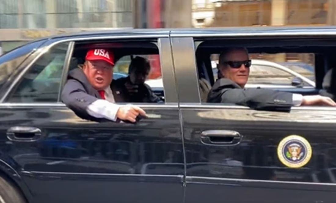 Un circo, afuera del tribunal donde comparecerá hoy Donald Trump