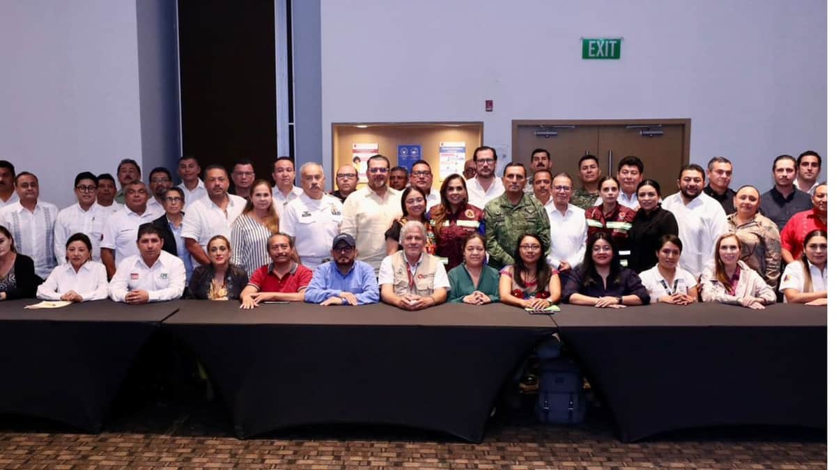 Preside Mara Lezama Consejo Estatal de Protección Civil y destaca cultura de prevención