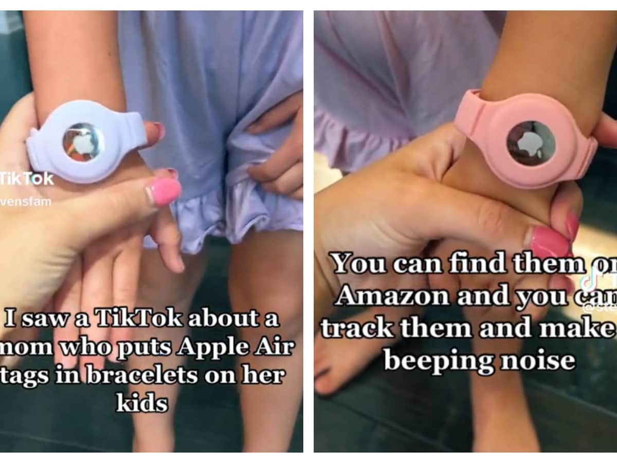 Mamá causa polémica por ponerle rastreadores a sus hijas
