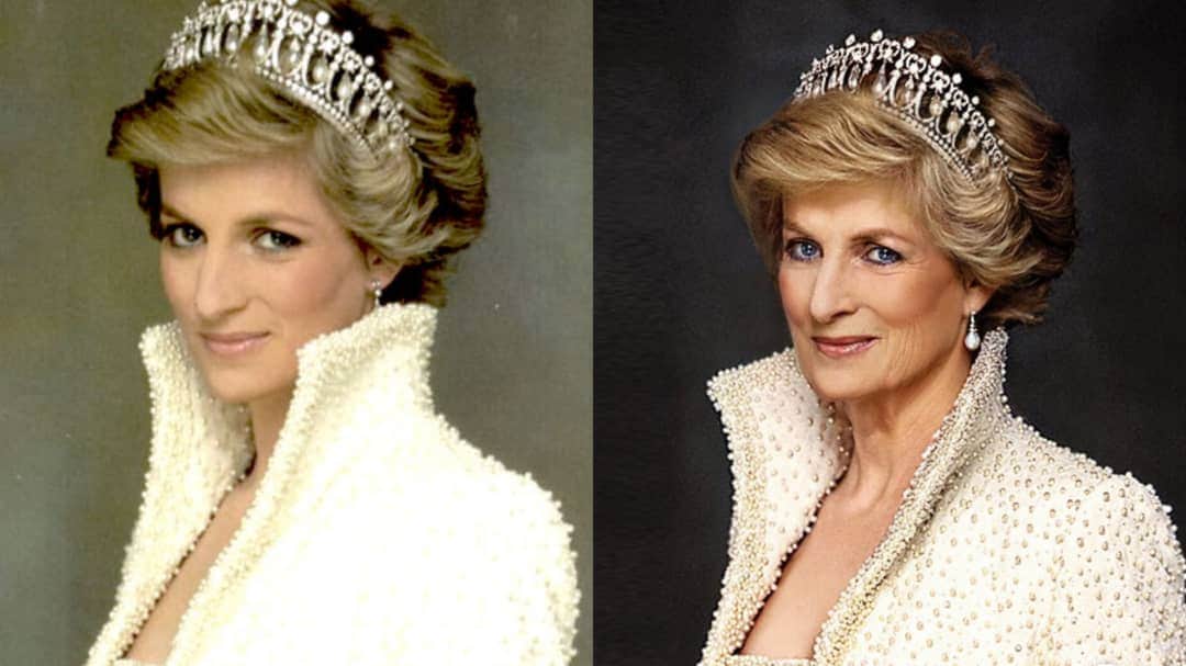 Según la IA, así se vería Lady Di como reina en la coronación de Carlos III