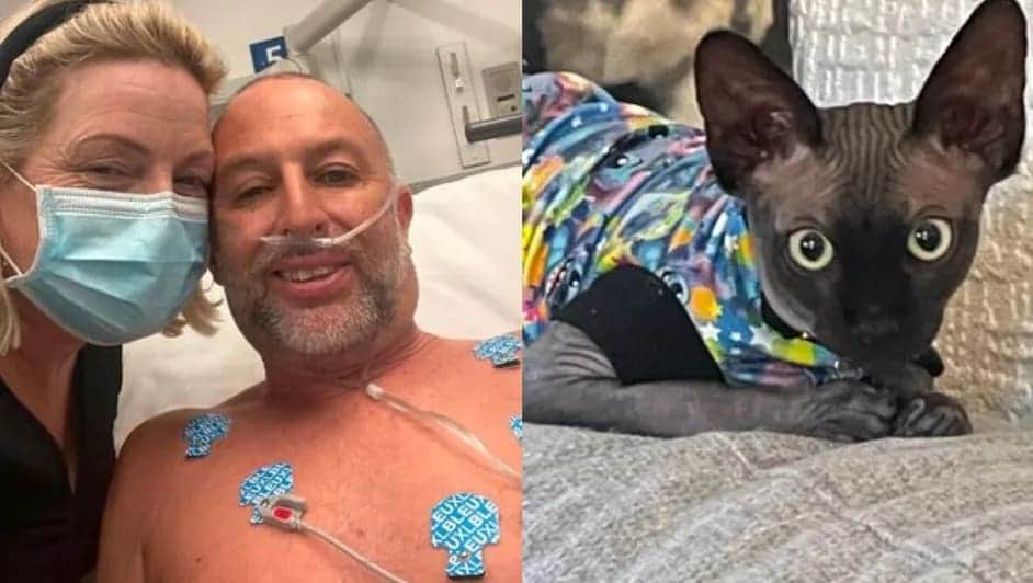 Hombre tropieza con su gato y casi muere: "sólo estaba jugando"