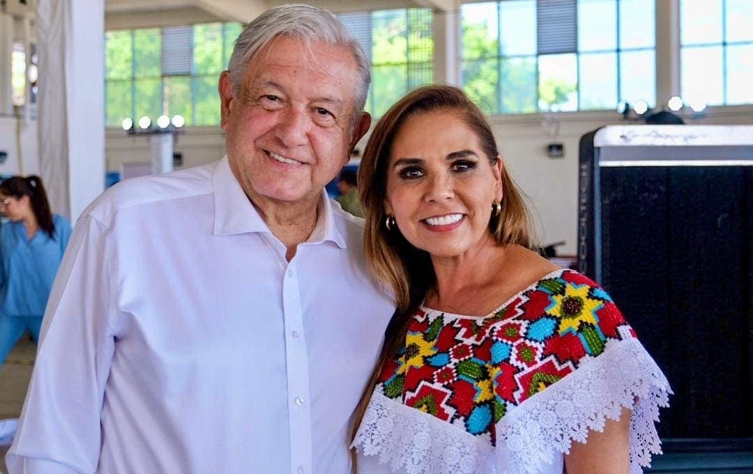 Tras su contagio, vuelve AMLO a Q. Roo a reunirse con Mara Lezama