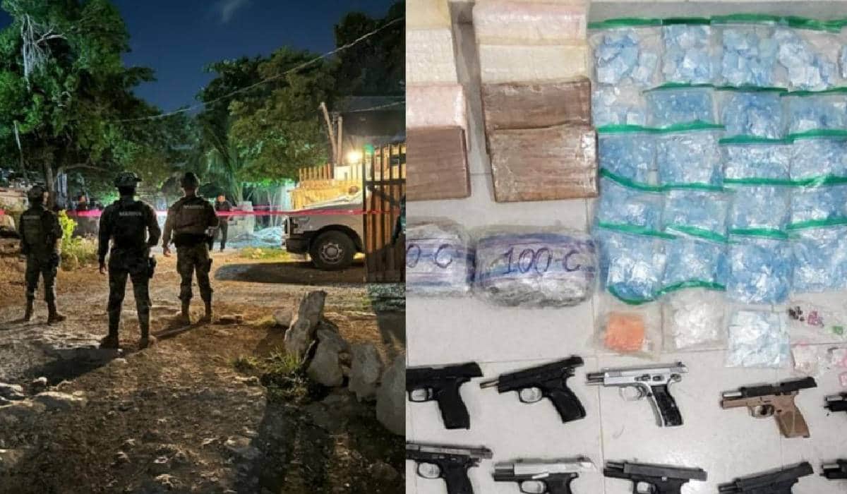 Policía de Tulum da duro golpe al narcotráfico; decomisa droga con valor de más de un millón de dólares