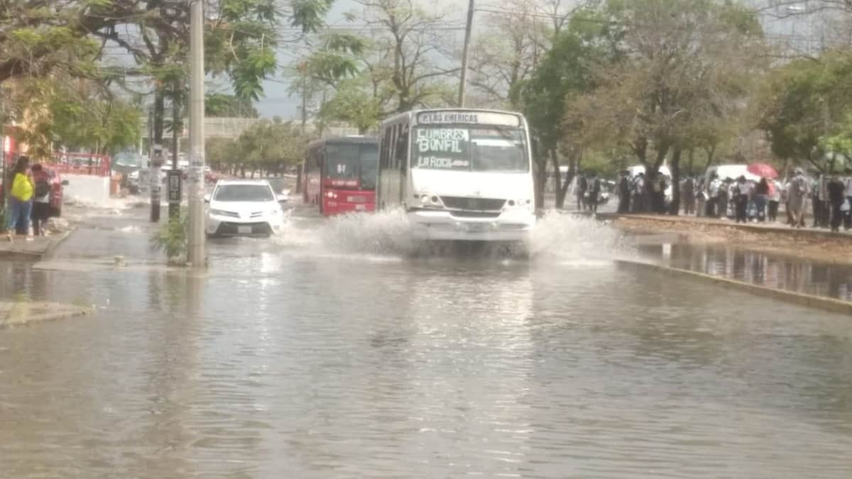A prevenirse; anticipan tres días de fuertes lluvias en Cancún; inician la noche de este miércoles