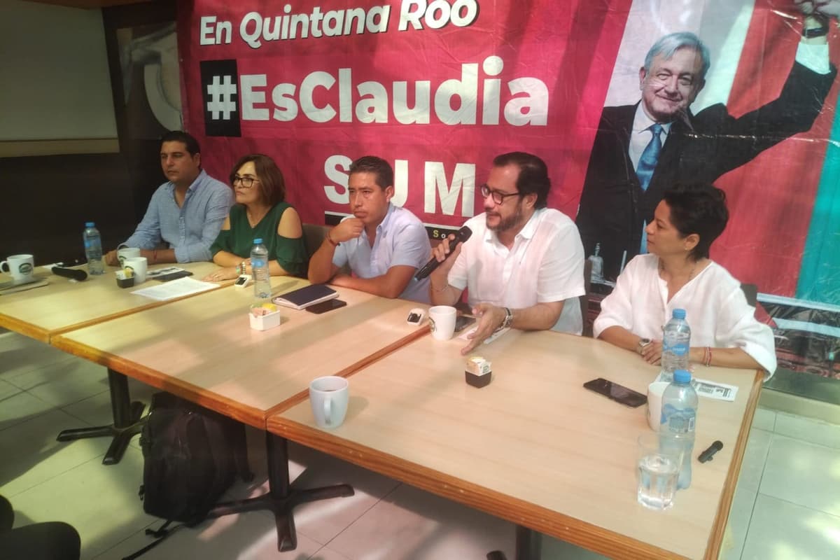 Militantes del Partido Verde en Q. Roo apoyan a Claudia Sheinbaum; la aspirante vendrá en julio