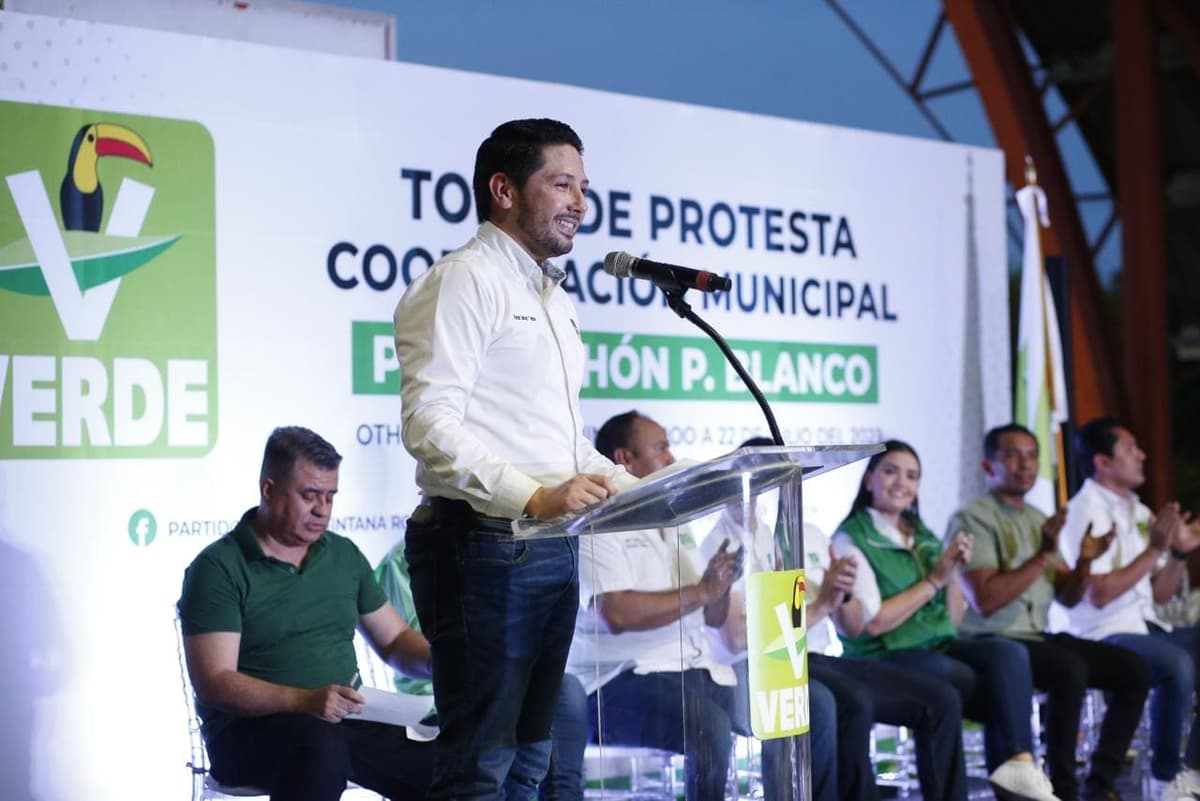 Unidad y organización hicieron del Verde la segunda fuerza política en Quintana Roo: Renán Sánchez