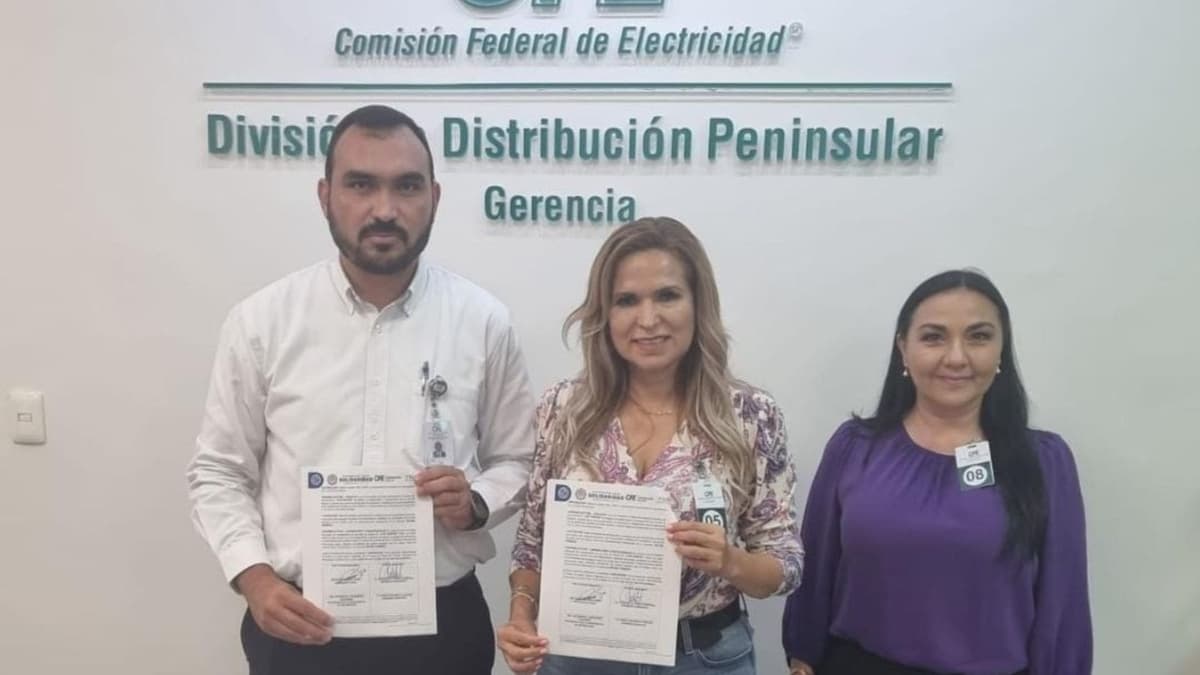 Lili Campos gestiona ante la CFE en Mérida una solución a los constantes apagones