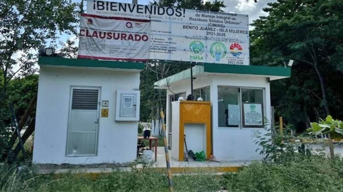 Suspenden temporalmente a la concesionaria PIMSA; otra empresa operará el relleno sanitario de Cancún