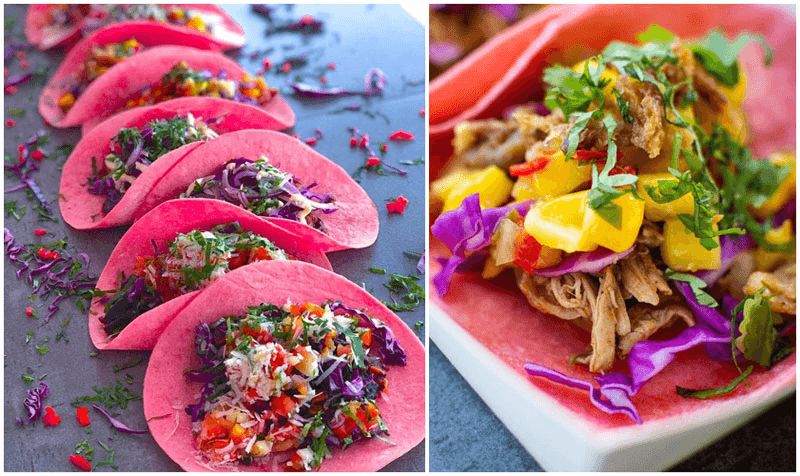 Taquería en México se viraliza por hacer tacos rosados por estreno de la película Barbie