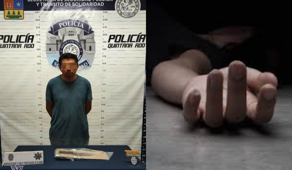 Detienen a feminicida en Playa del Carmen: apuñaló a su víctima hasta la muerte