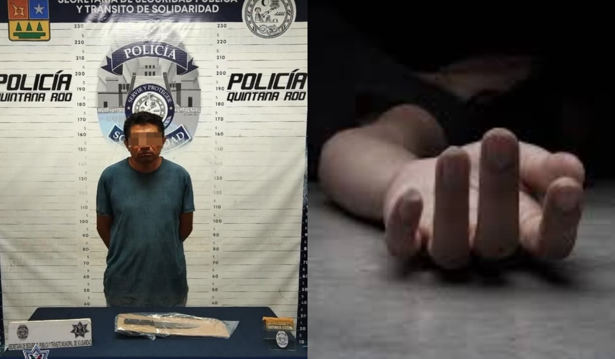 Detienen a feminicida en Playa del Carmen: apuñaló a su víctima hasta la muerte