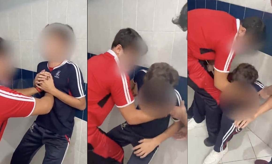 VIDEO: Alertan sobre el "knock out challenge" en escuelas de México